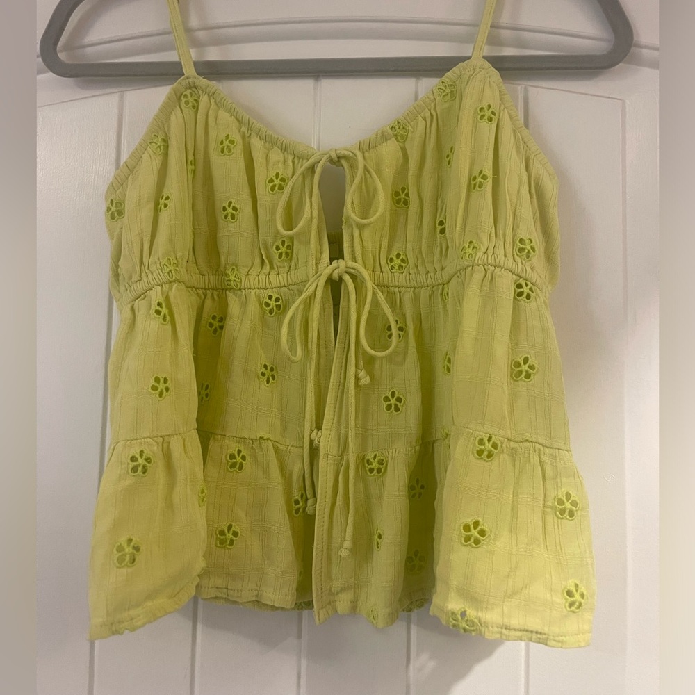 Green Tie Tank